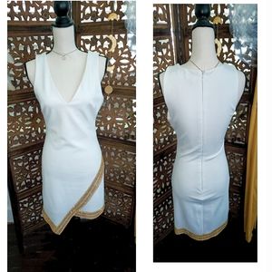 Stunning white and gold studded Dress